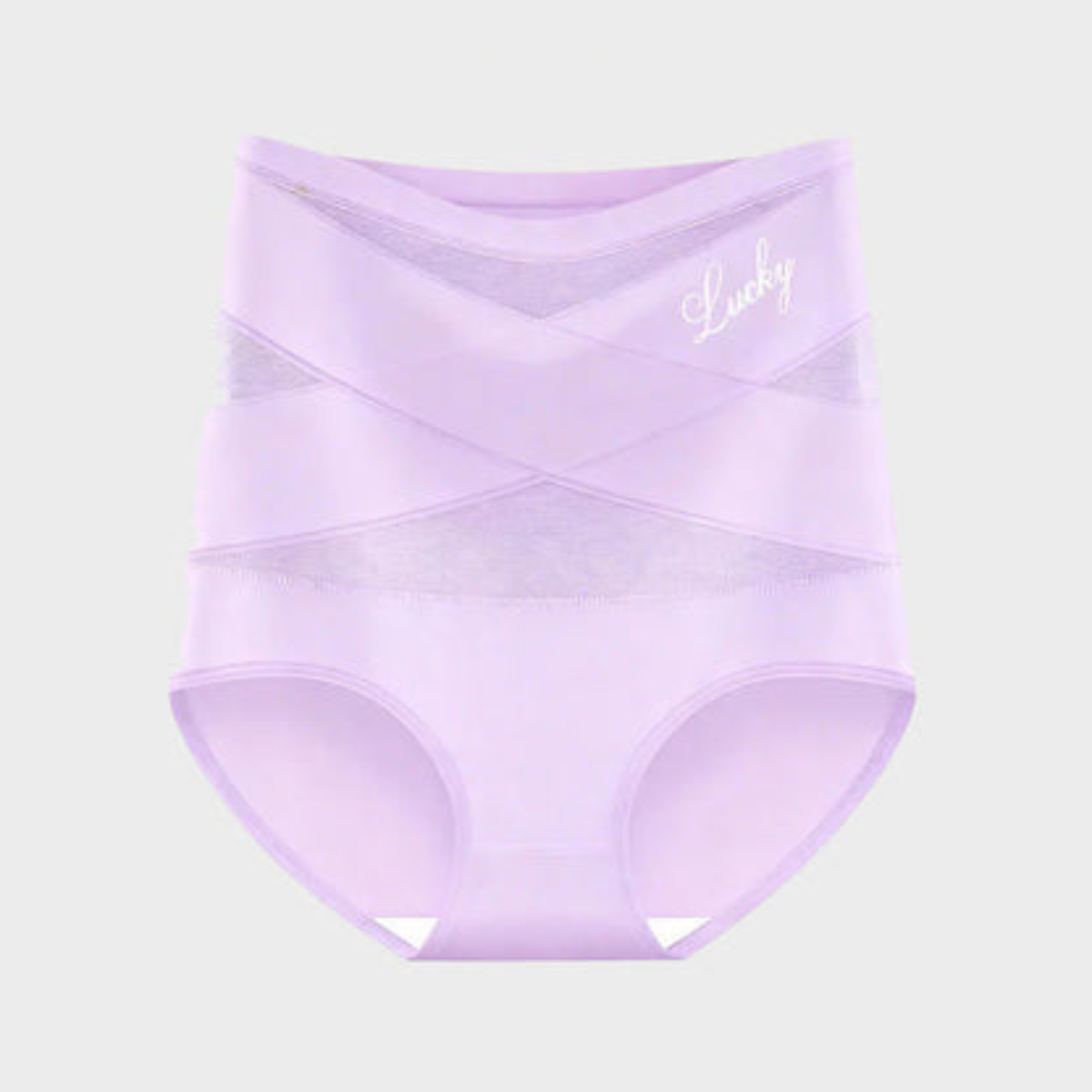 Braga Moldeadora de Cintura Alta — Control de Abdomen Sin Costuras — Violeta